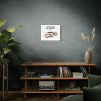 Caffeine and Kindness Canvas | Office Humor, Coffee Fuel Wall Art