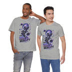 Astronaut Galaxy Tee — "Your Mind Creates Reality" Space Graphic T-Shirt