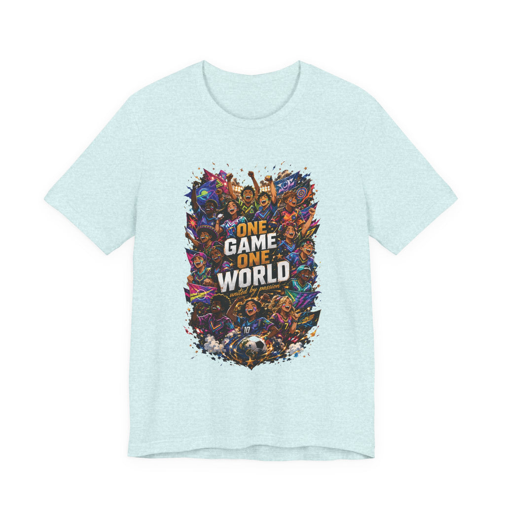 T-Shirt — 'One Game One World' Gamer Graphic Tee