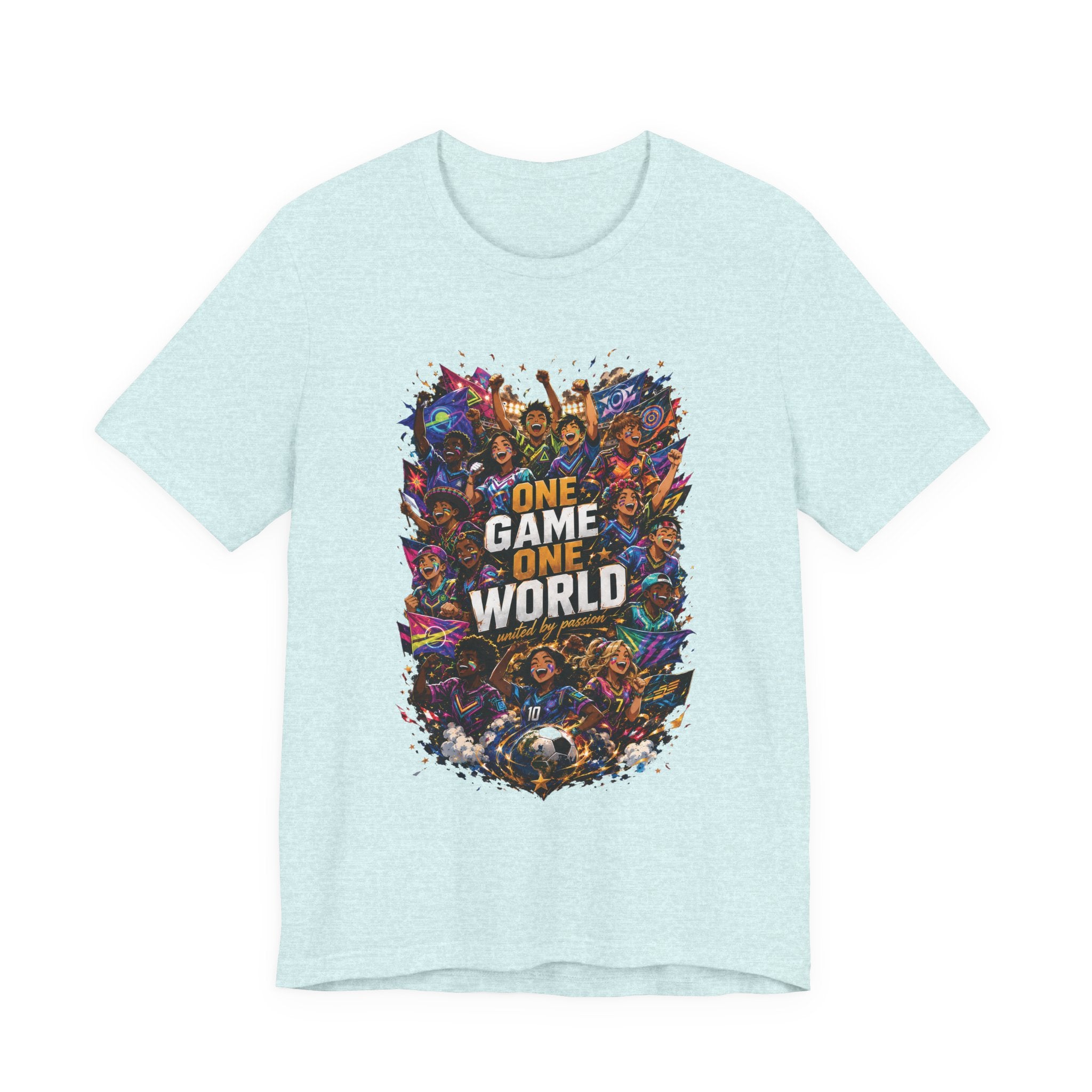 T-Shirt — 'One Game One World' Gamer Graphic Tee