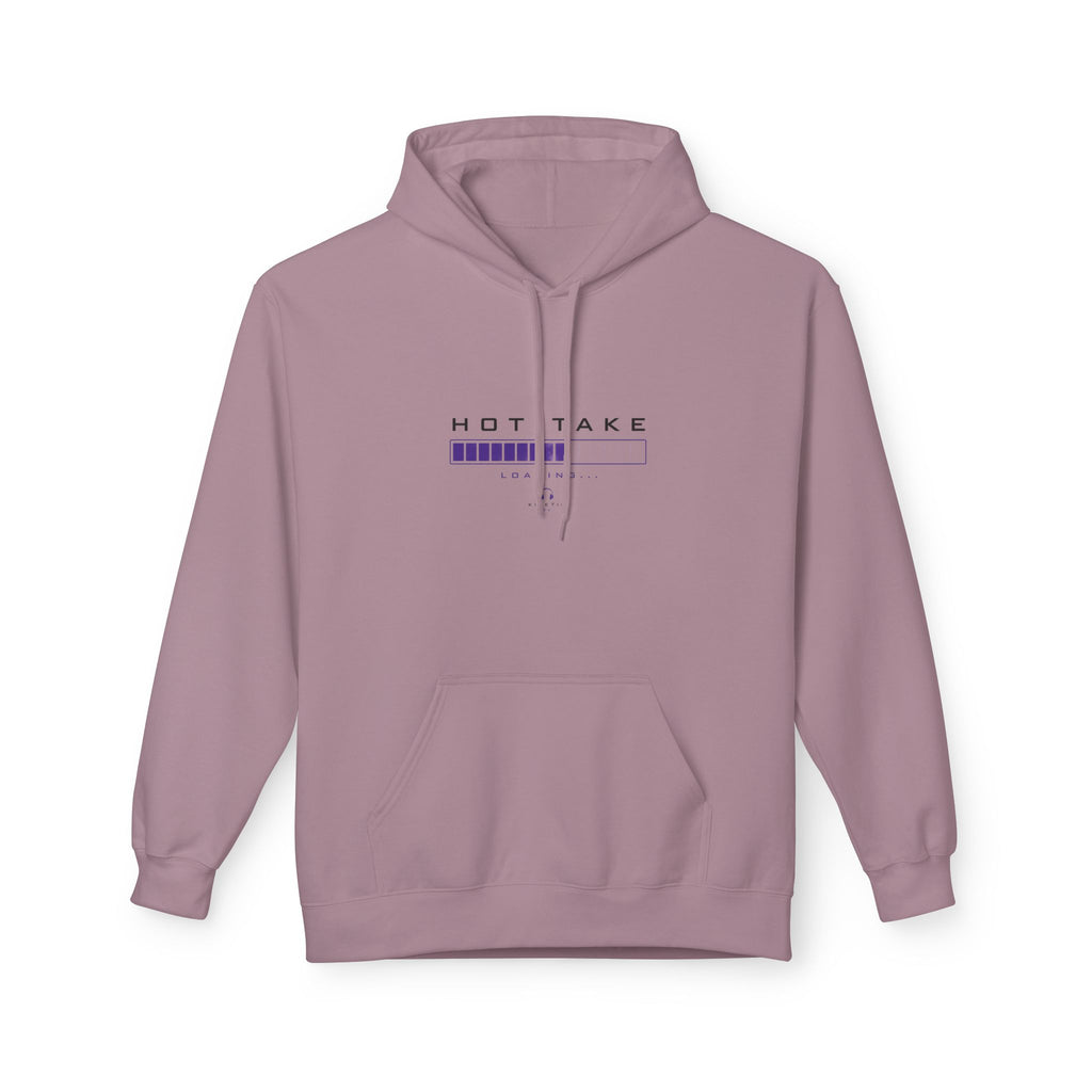 HOT TAKE Loading Hoodie — Minimalist Graphic Pullover