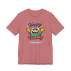 Happy Mood Blob Tee | kawaii minimal, thick outline emoji cartoon