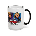 Jake And Emma Hot Take Accent Rim Mug – I Have A Hot Take About This Comic Coffee Cup (11oz/15oz)