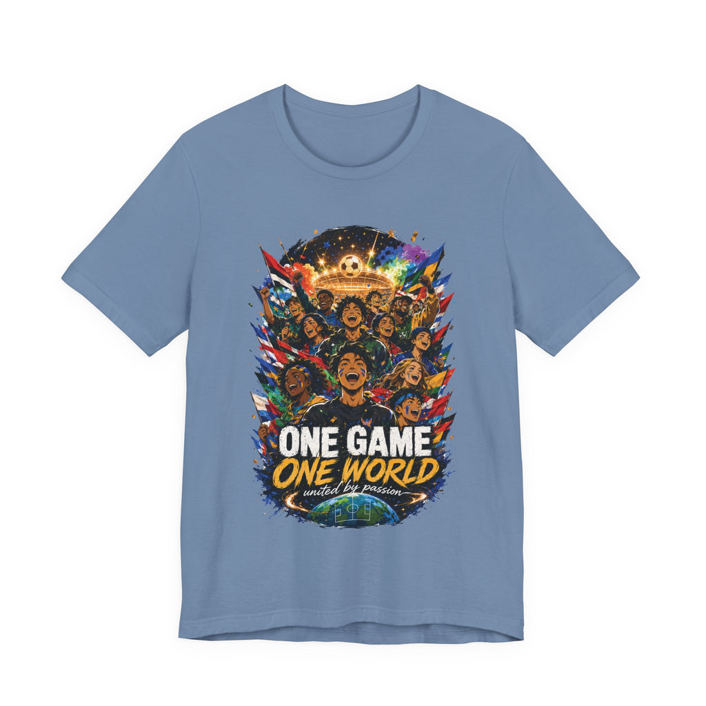 One Game One World Soccer Graphic T Shirt