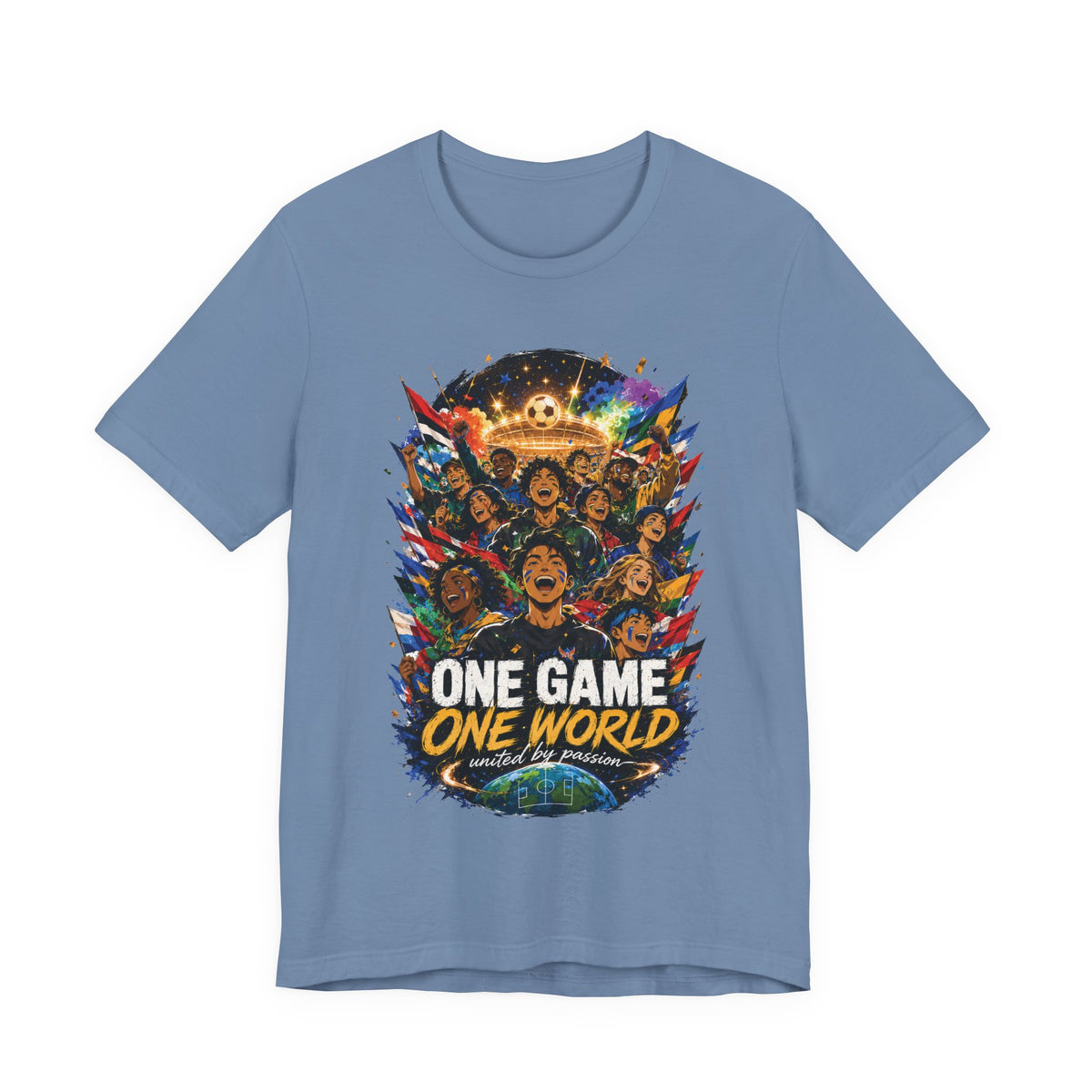 One Game One World Soccer Graphic T Shirt