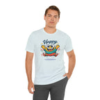Happy Mood Blob Tee | kawaii minimal, thick outline emoji cartoon