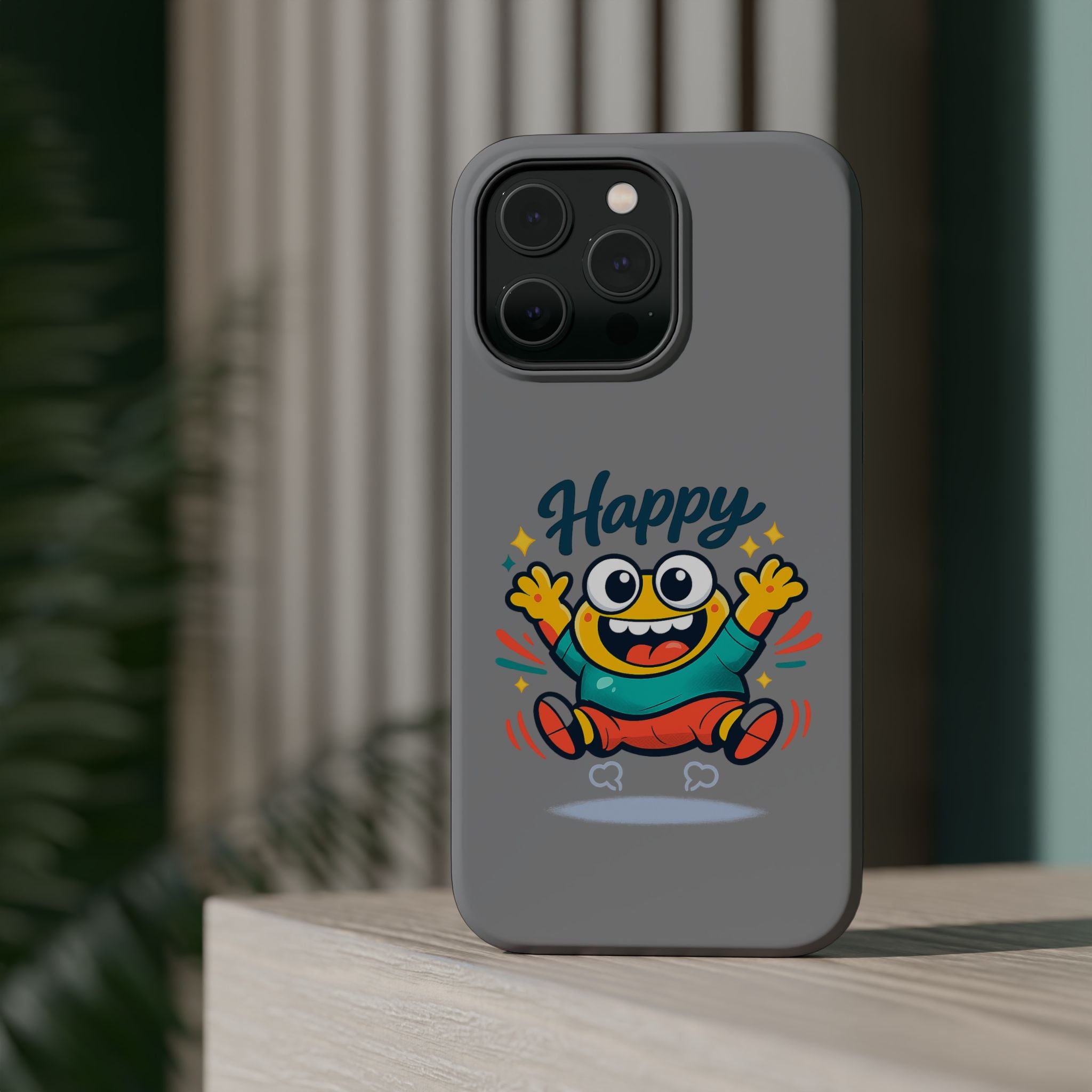Happy Monster Magnetic Impact-Resistant Phone Case