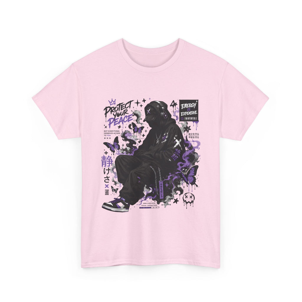 Peacekeeper Anime Graphic T Shirt Purple Streetwear Design