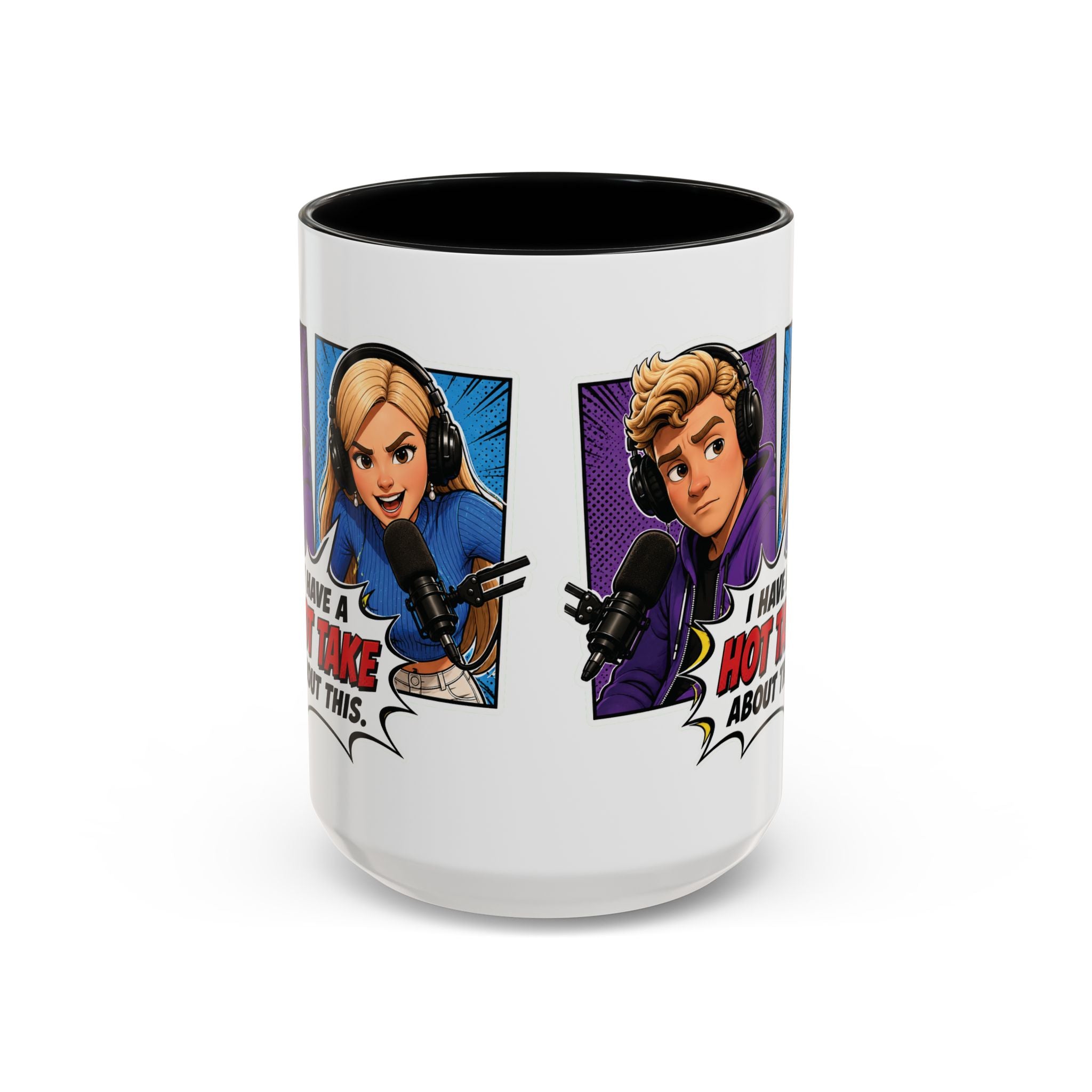 Jake And Emma Hot Take Coffee Mug — "I Have A Hot Take About This" Mug (11/15oz)