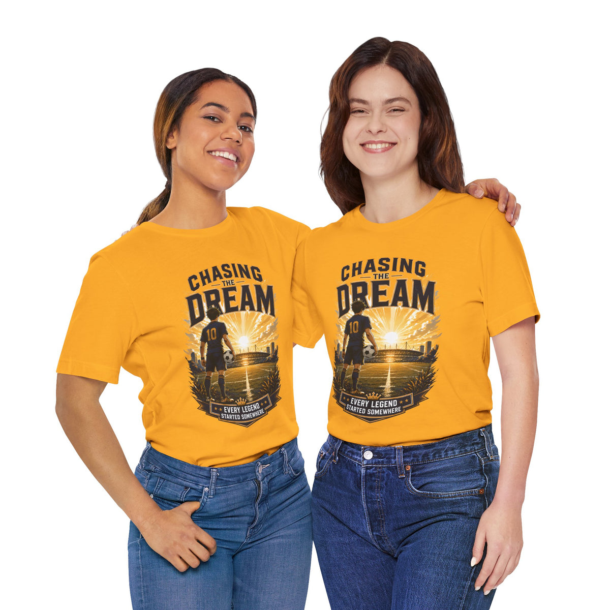 Chasing the Dream Soccer Graphic T Shirt