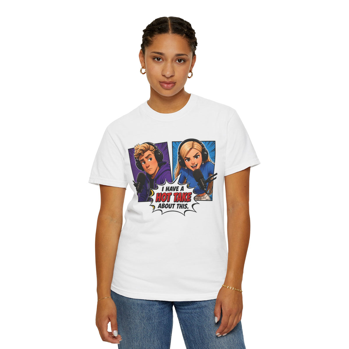Hot Take Central I Have a Hot Take About This Podcast T Shirt