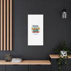 Happy Blob Cartoon Canvas Bold Kawaii Wall Art