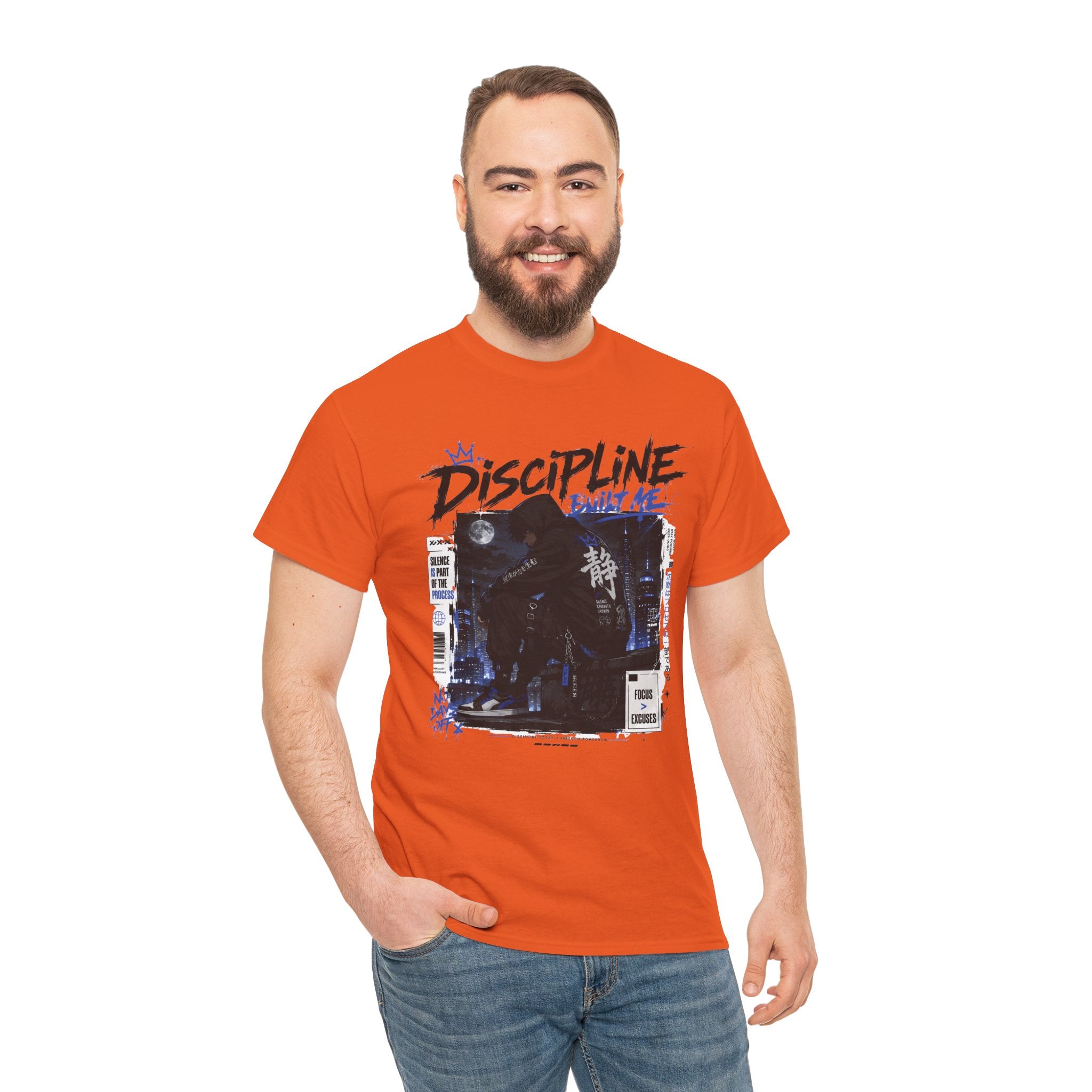 Discipline Built Me Anime Streetwear T Shirt