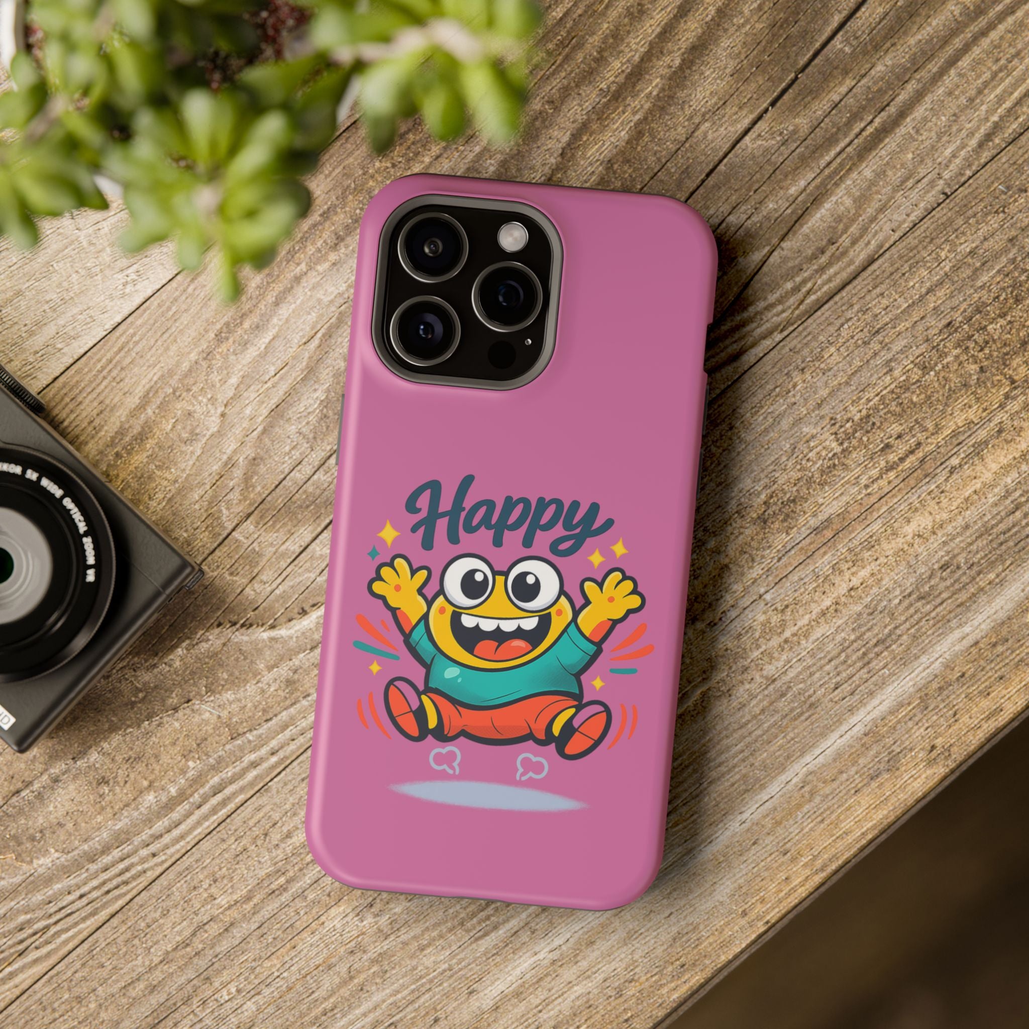 Happy Monster Magnetic Impact-Resistant Phone Case