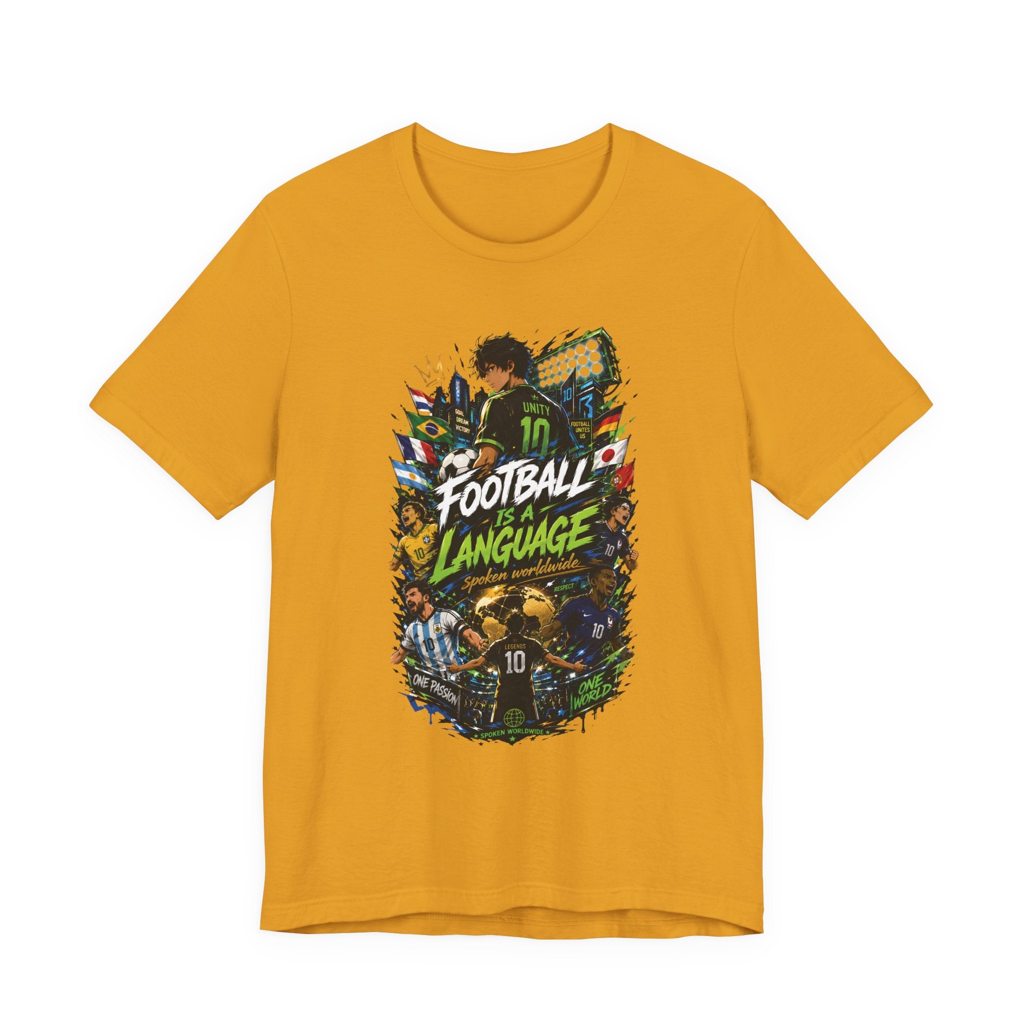 Football Language Graphic Tee — Soccer Fan Jersey Shirt