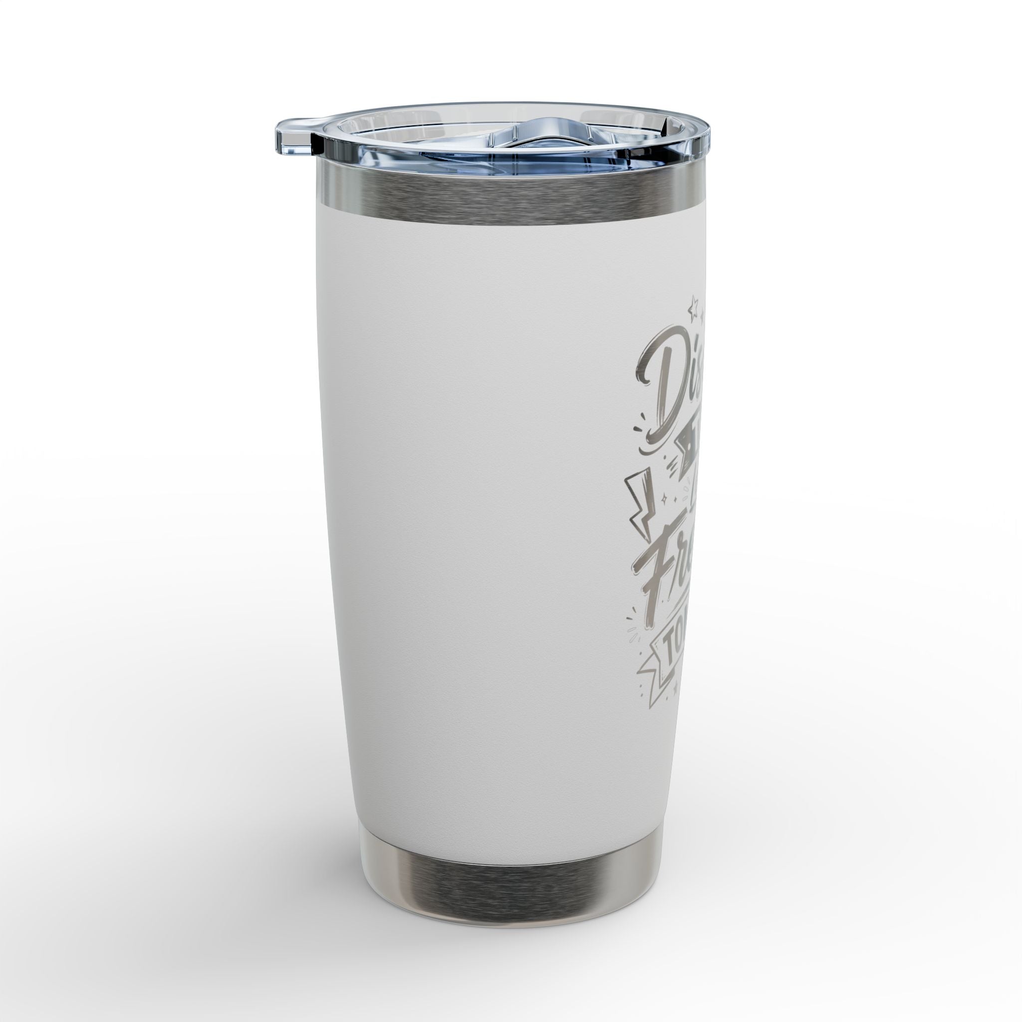 Insulated Tumbler — “Discipline Today Leads to Freedom Tomorrow” Engraved 20oz