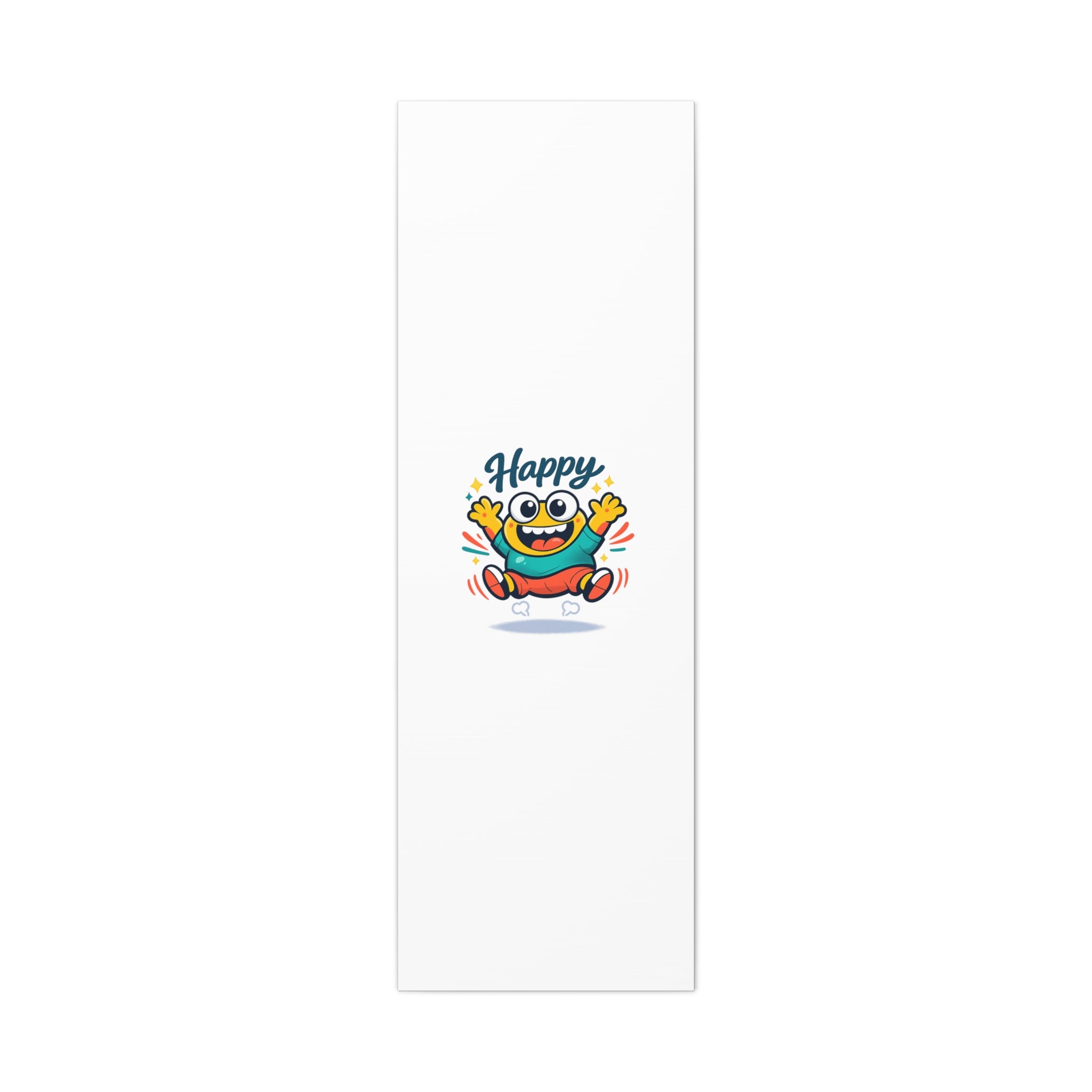Happy Blob Cartoon Canvas | Bold Cartoon, Thick Outline, Kawaii Minimal