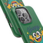 Happy Monster Magnetic Protective Phone Case Green