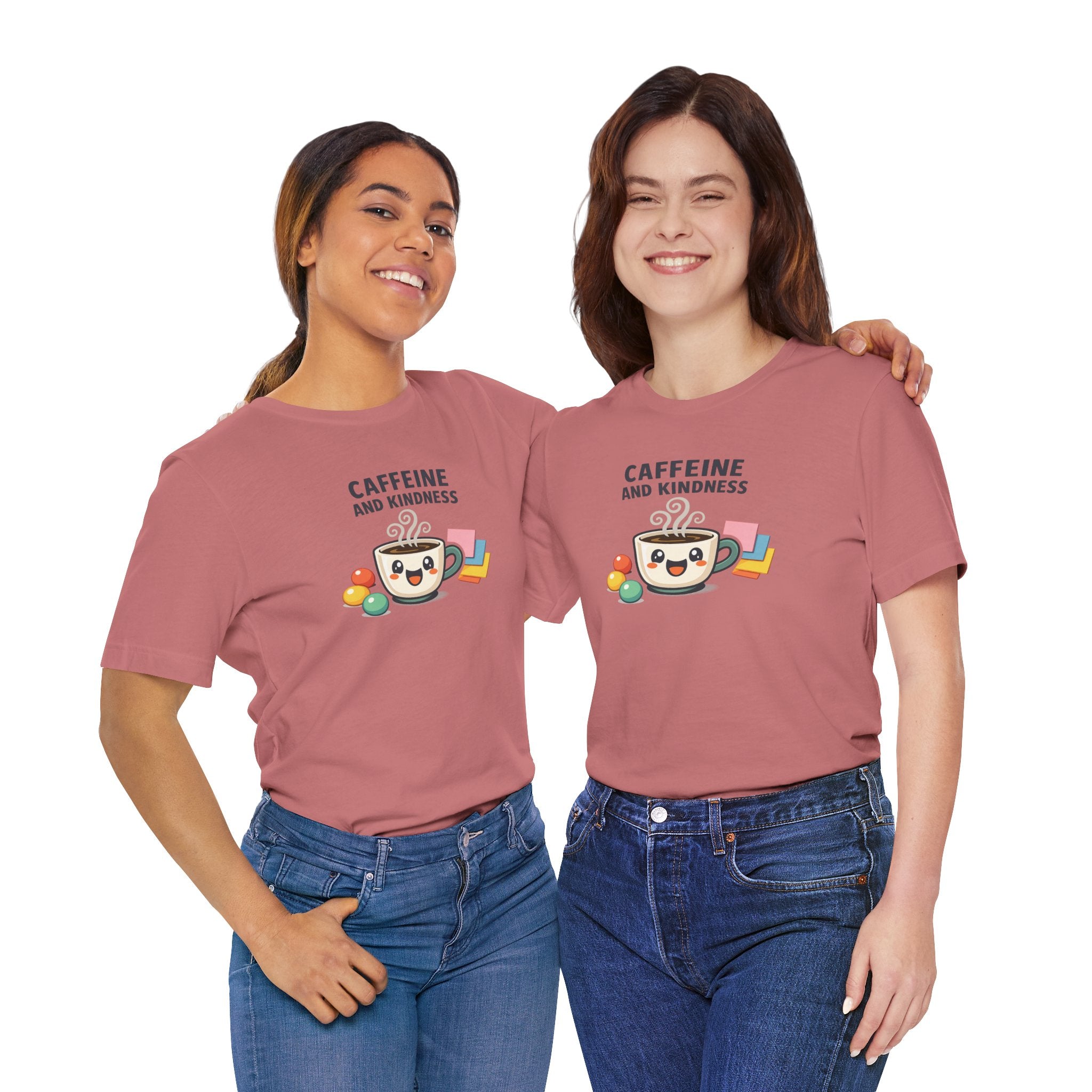 Caffeine and Kindness Tee | office humor, coffee fuel