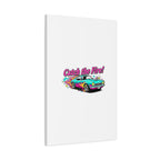 Retro Racing Car Canvas Wall Art – Vintage Dragster Design