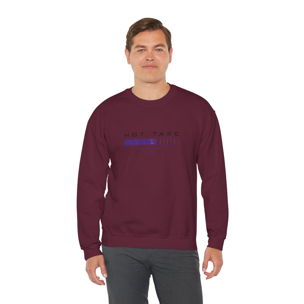 Hot Take Central Hot Take Loading Crewneck Sweatshirt