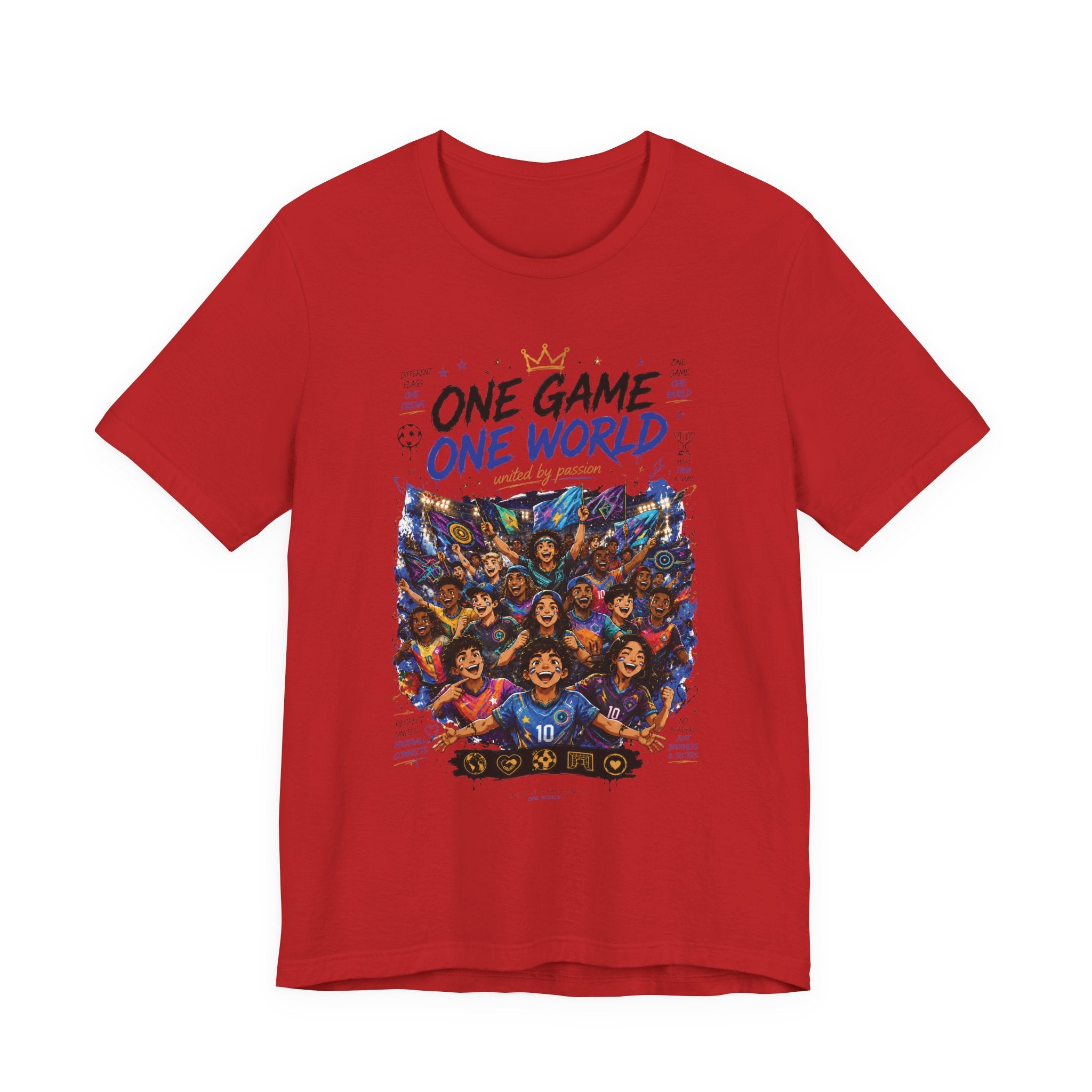 One Game One World Soccer Tee