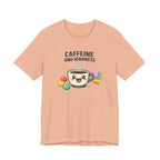 Caffeine and Kindness Coffee Graphic T Shirt