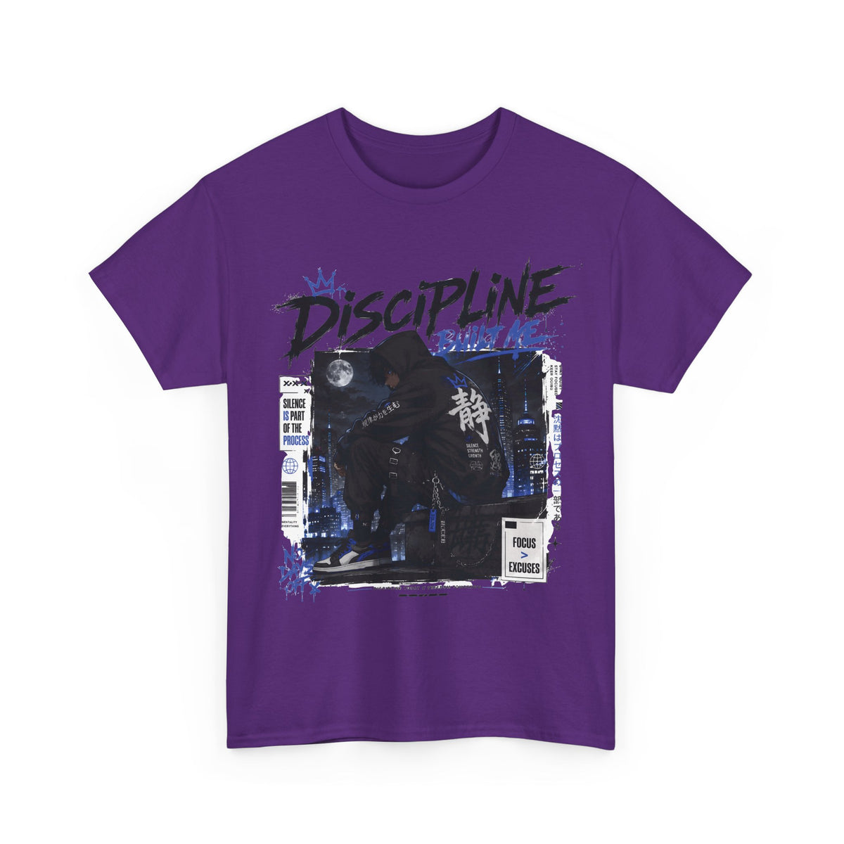 Discipline Built Me Anime Streetwear T Shirt