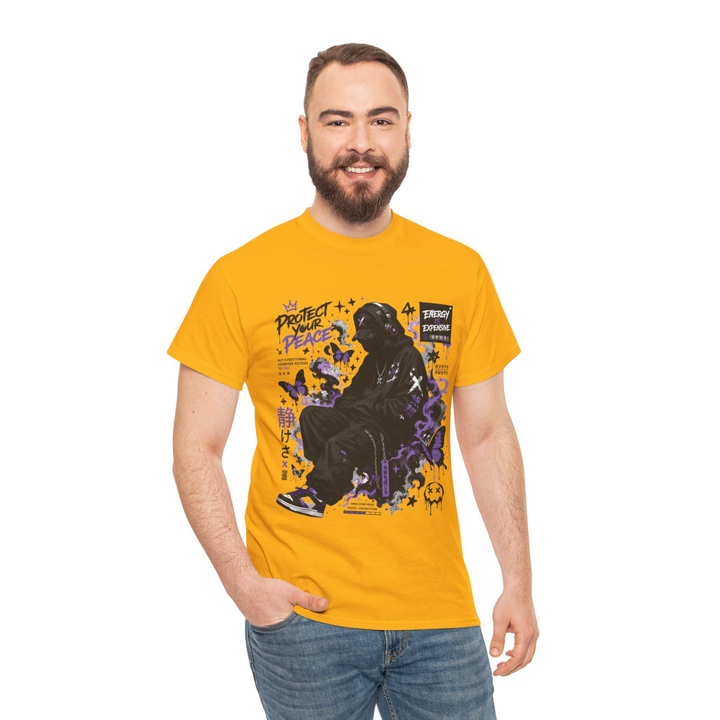 Peacekeeper Anime Graphic T Shirt Purple Streetwear Design
