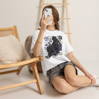 Peacekeeper Anime Graphic Tee — Purple Aesthetic Streetwear