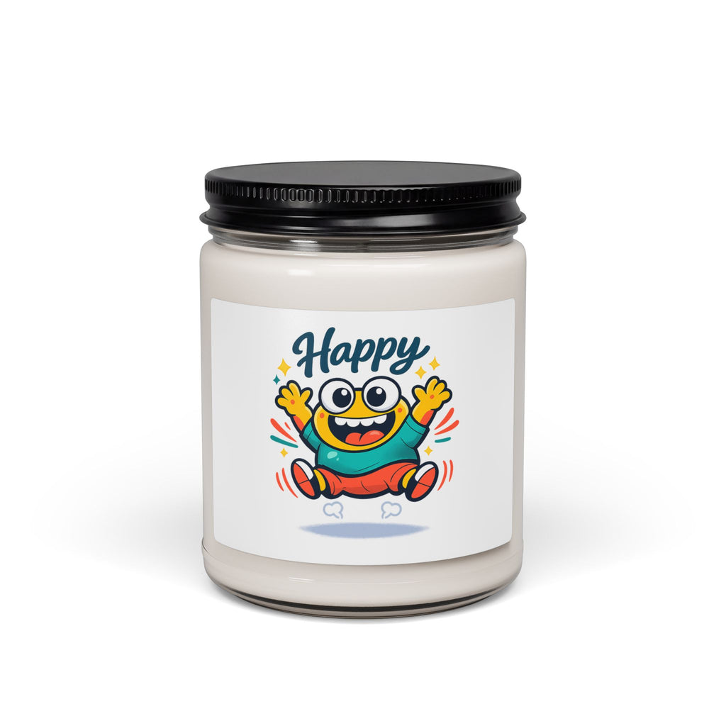 Happy Blob Face Soy Candle - Cute Kawaii Mood Decor