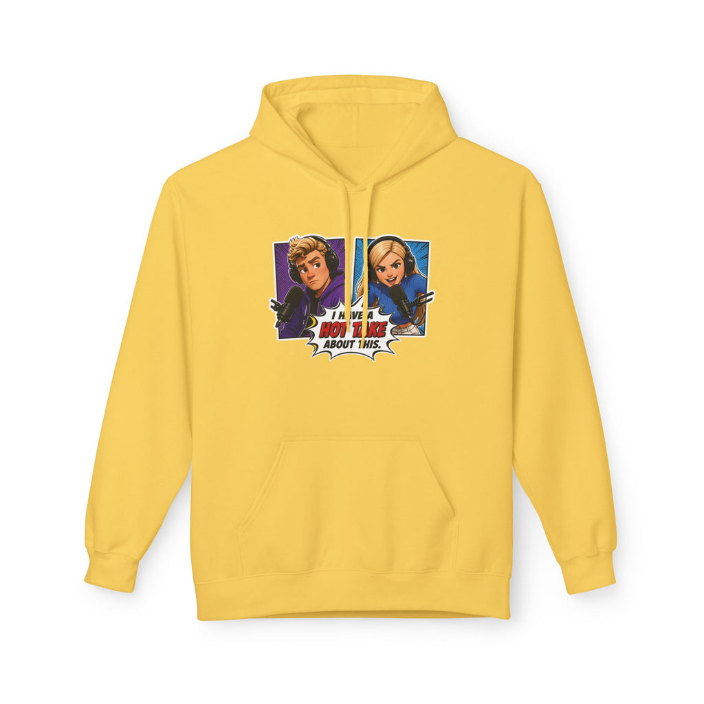 Pop-Art "I HAVE A HOT TAKE ABOUT THIS" Hoodie — Hot Take Central Graphic