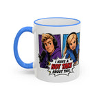Jake And Emma Hot Take Accent Rim Mug – I Have A Hot Take About This Comic Coffee Cup (11oz/15oz)