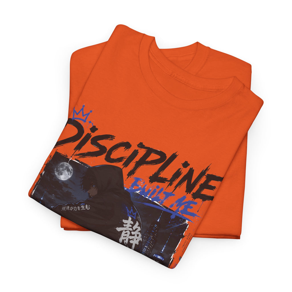 Discipline Anime Graphic Tee — Night Samurai Streetwear
