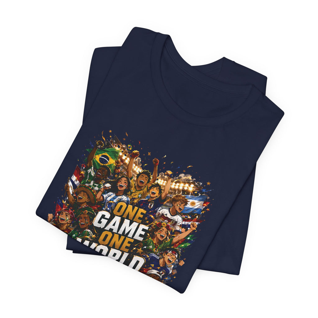 T-Shirt — 'One Game One World' Gamer Graphic Tee