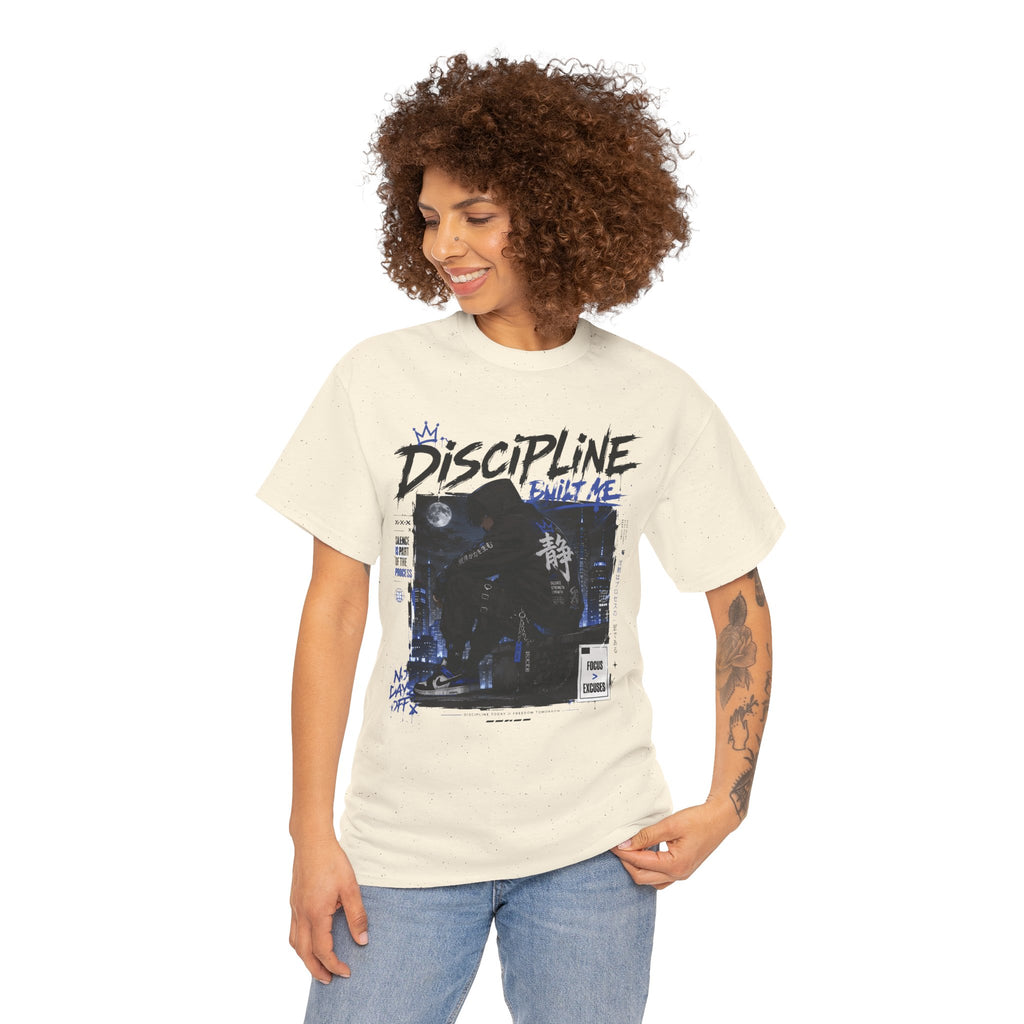 Discipline Anime Graphic Tee — Night Samurai Streetwear