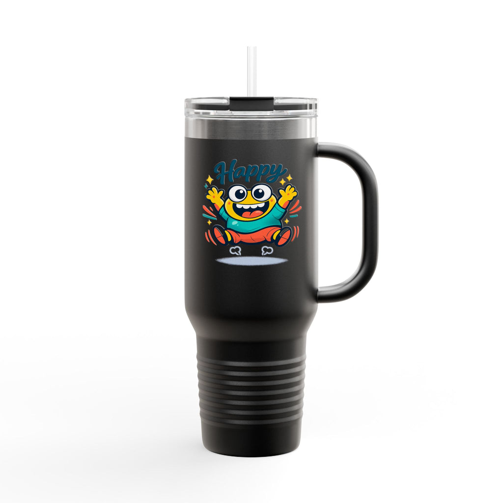 Happy Monster 40oz Insulated Travel Mug