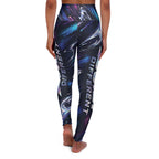 Built Different Neon Abstract High Waisted Yoga Leggings