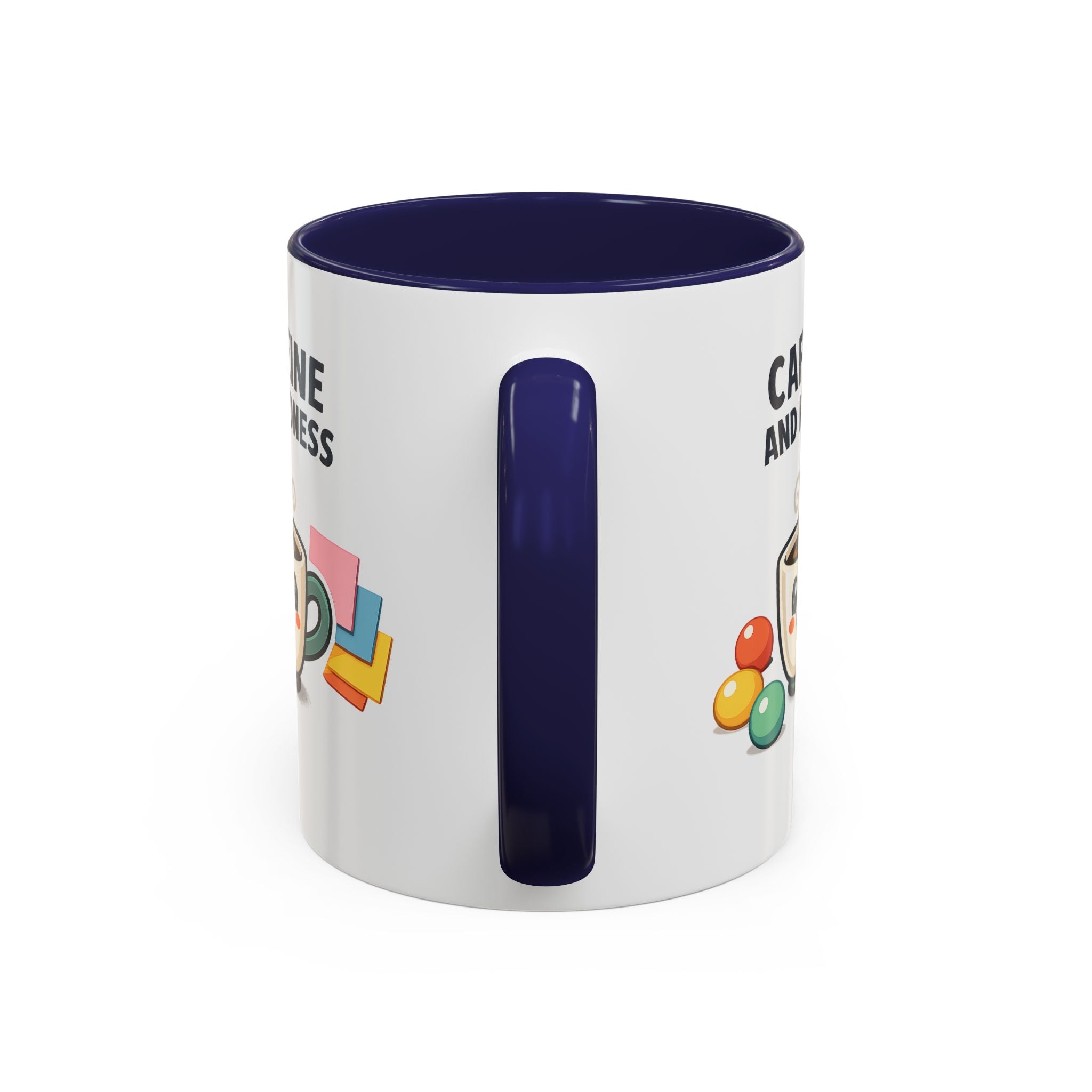 Caffeine and Kindness Coffee Mug – Ceramic Accent Mug (11oz / 15oz)