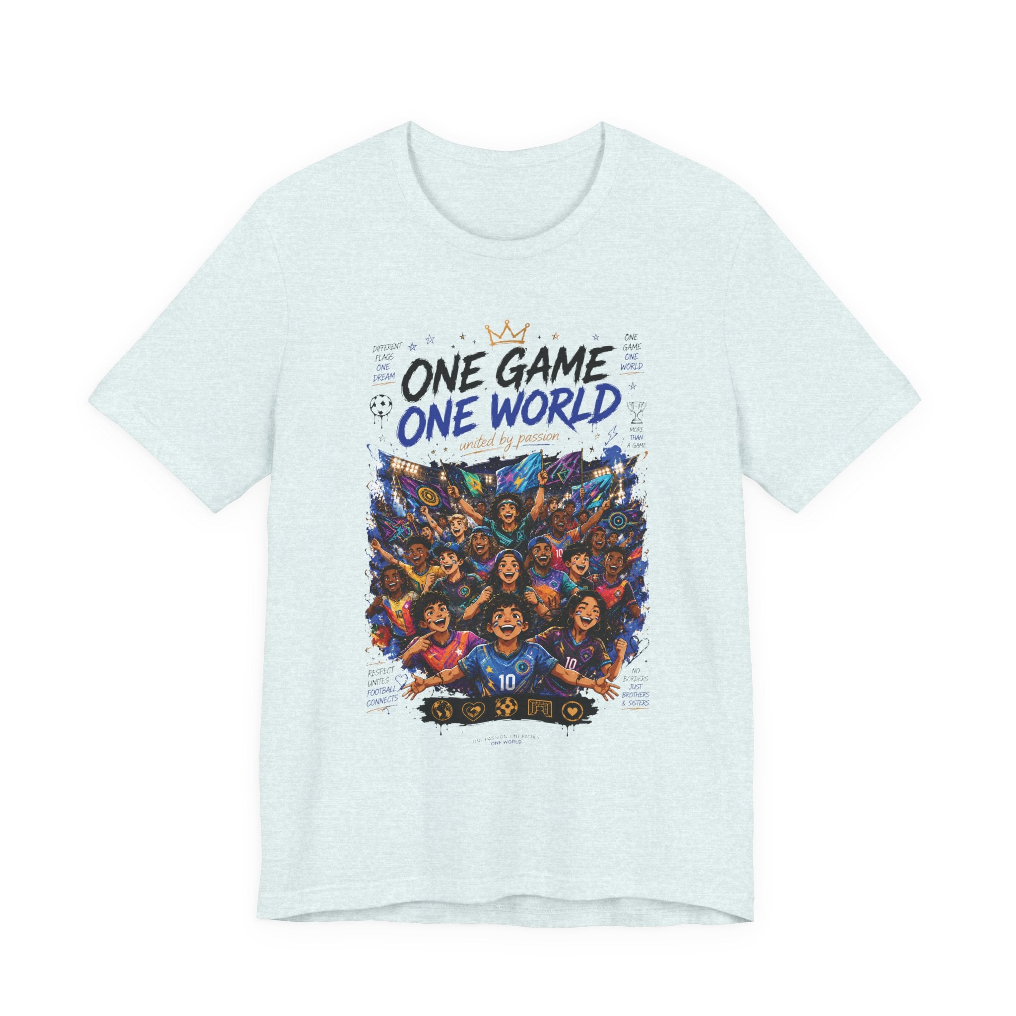 One Game One World Soccer Tee