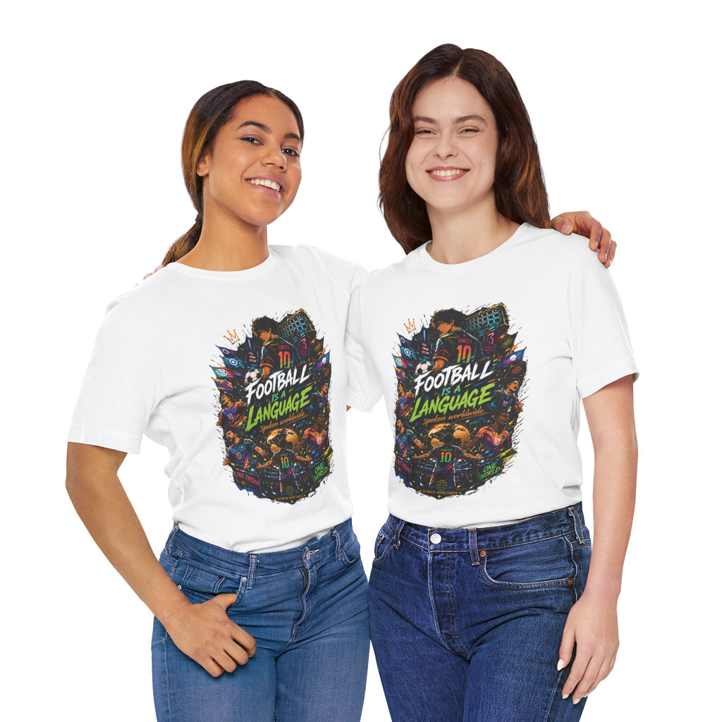 Football Is a Language Graphic T Shirt