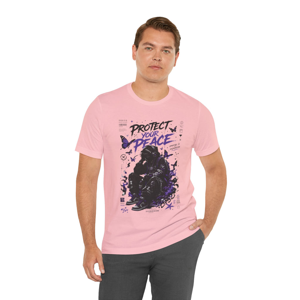 Protect Your Peace Gothic Butterfly Graphic T Shirt