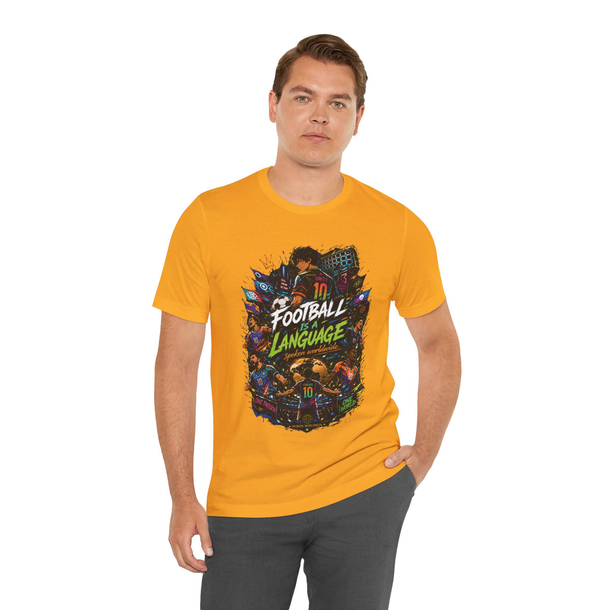 Football Is a Language Graphic T Shirt