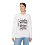 Crewneck Sweatshirt — "Discipline Today Leads to Freedom Tomorrow" Motivational Graphic