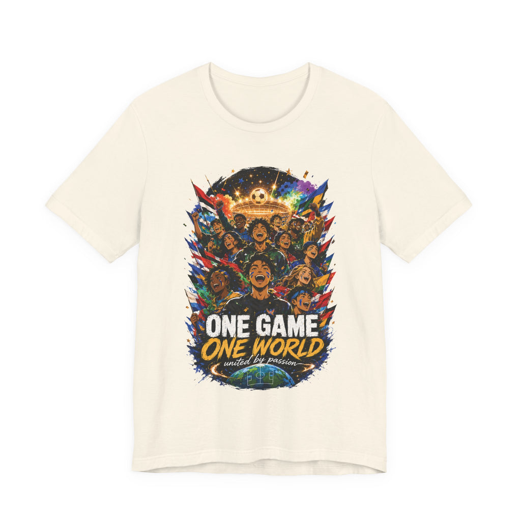 One Game One World Soccer Graphic T Shirt