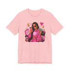 Boss Babe Pink Fashion Tee — Women’s Glam Money & Shopping Graphic Shirt