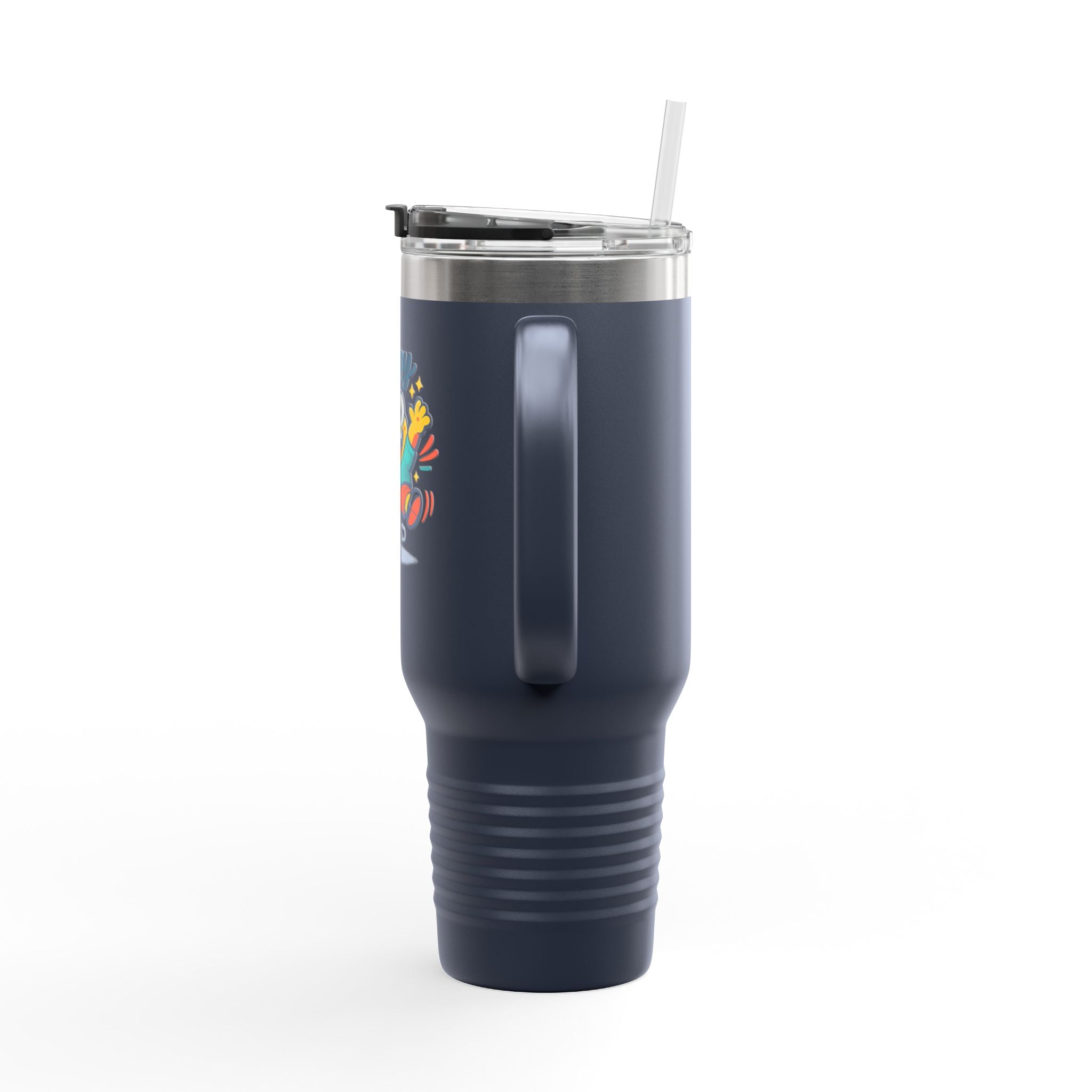 Happy Monster 40oz Insulated Travel Mug
