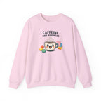 Caffeine and Kindness Sweatshirt | office humor, coffee fuel