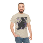 Peacekeeper Anime Graphic Tee — Purple Aesthetic Streetwear
