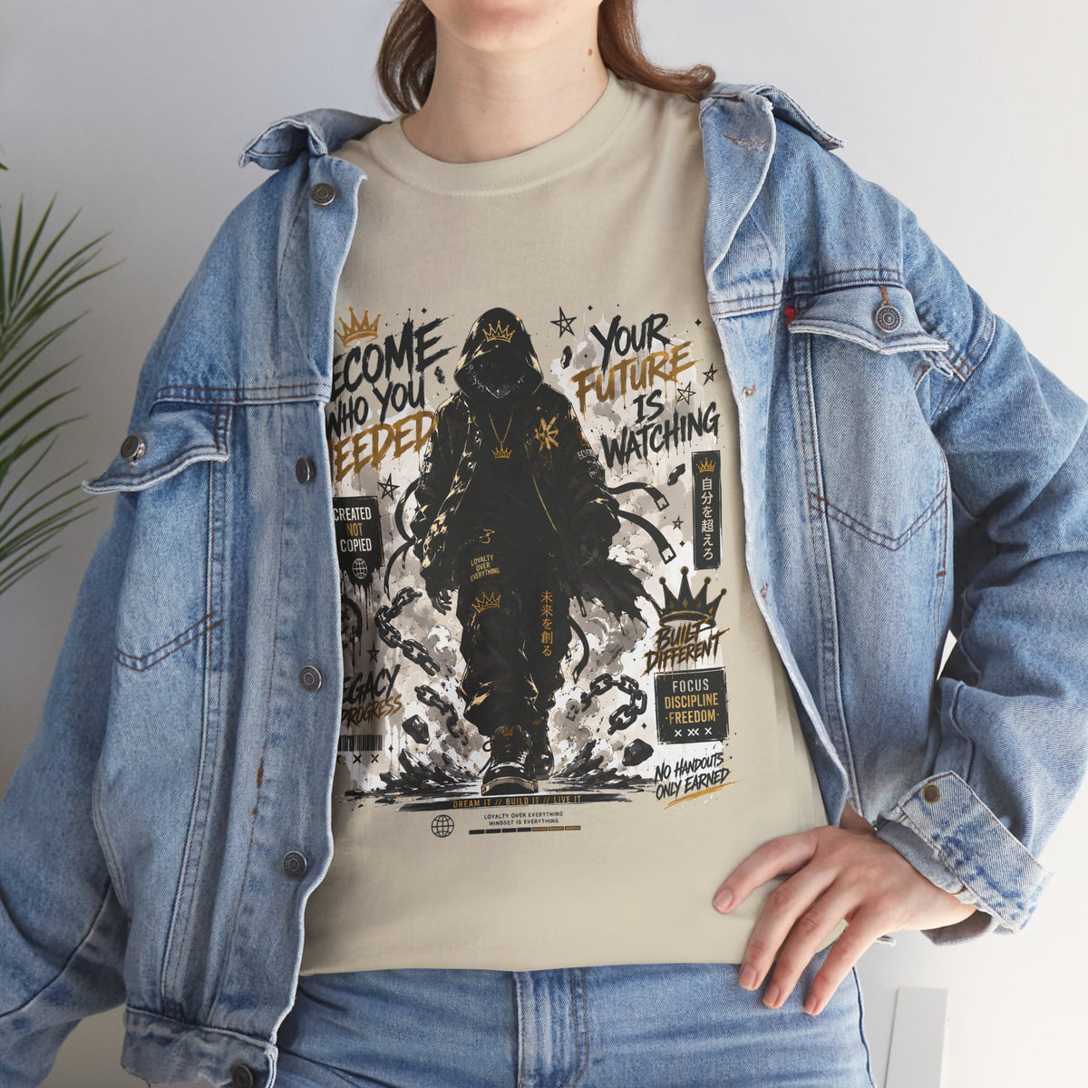 Become Who You Needed Inspirational Graphic T Shirt